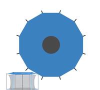 Générique Abat-Jour pour Trampoline, Housse de Tente pour Trampoline - Housse d'ombrage pour - Couverture de Tente de pour Jouer en Plein air en Toute sécurité, Accessoire de Terrain de Je