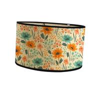 Générique Abat-jour Rond En Bambou de Forme Cylindrique, pour Appliques Murales, Accessoires D'éclairage Classiques, Abat-jour de Rechange pour Lampes de Ca, styler un