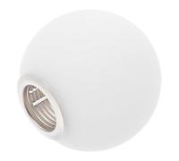 Générique Abat-jour Sphérique en Verre Dépoli Blanc Laiteux pour Lampe G9, Forme Ronde Élégante, Compatible Polyvalent pour Lampe de Plafond Suspendre