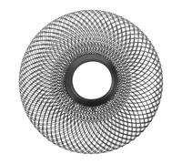 Générique Abat-jour Suspendu en Métal Ajouré Noir Mat 185x105 Mm, Abat-jour Décoratif Fil Métallique pour Lampe de Plafond, Couverture Légère pour Maison, Restaurant et Hôtel