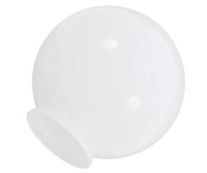 Générique Abat-Jour Verre Rond 150 MM, Globe Lumineux pour Ventilateur de Plafond et Lampe Murale, Diffuseur Sphérique Blanc Laiteux, Remplacement pour Espace Intérieur