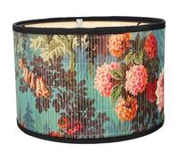 Générique Abat-Jour Vintage à Fleurs pour Plafonnier E27 Couverture Légère en Tissu Décoratif Abat-Jour Pratique pour Décoration D’Intérieur Accessoire Lumineux pour Maison Modèle C