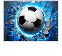 Générique Abattez Le Mur Football Tapis 140x200cm Sportif Antidérapant Poils Bas Moquettes Sol Décoration Durable Doux Machine Lavable Grand Tapis pour Salon Chambre Balcon Couloir 6y95