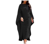 Générique Abaya Modeste Femme Musulmane Robe à Manches Cape 2026 Eid Ramadan Coupe Élégante Taille Grande Tissu Souple Style Trendy pour Prière, Sortie & Célébrations