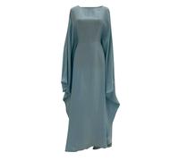 Générique Abaya Orientale Femme Musulmane Élégante - Robe Longue à Manches Cape Flottantes en Tissu Léger Style Islamique pour Mariage Ramadan et Événements Religieux