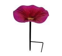 Générique Abreuvoir pour Oiseaux Distributeur Forme Fleur Décoration Jardin | Bain D'Oiseaux Sur Pied Et Bols Mangeoires De Jardin pour Colibris Merles Bleus Mésanges Extérieur Chemin Arrière-cour Ferme