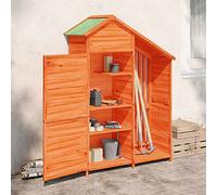 Générique Abri à Outils de Jardin Marron 120x53,5x170 cm Bois Massif pin,Maison & Jardin,Pelouses & Jardins,Vie en extérieur,Structures extérieures,Cabanes & abris de Jardin,Brun,31.1 KG,172246