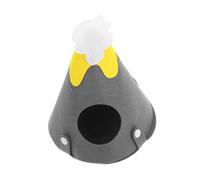 Générique Abri Chaud pour Perroquet du Diable Petit Hamster Cochon d'Inde Miroir Lapin Animaux Chauds abri pour Hamster lit en Feutre Hamster lit Maisons et cachettes de Lapin Grey