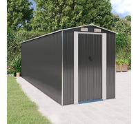 Générique Abri de Jardin Anthracite 192x606x223 cm Acier galvanisé,Structures extérieures, Cabanes & abris de Jardin,3147454