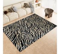 Générique Abstrait Moderne Tapis Salon 140x200cm Simplicité Art Antidérapant Poils Bas Moquettes Sol Décoration Durable Doux Machine Lavable Grand Tapis pour Chambre Balcon Couloir 14y186