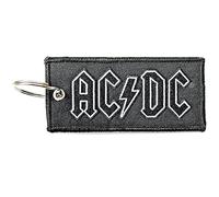 Générique Ac/Dc Porte-Clés Keychain Classic Band Logo Patch Nouveau Officiel Noir