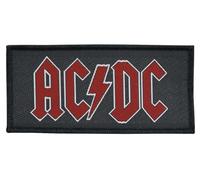Générique AC/DC Red Logo Unisexe Patch standard, 100% Polyester, Non défini