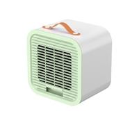 Générique Ac Fan, Desk Fan, Battery Operated 3 Speeds Lightweight Design Compact Size Easy Recharge Energy Efficient, Portable Cooler for Indoor, Outdoor, 6.1x5.12x6.3inches
