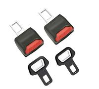 Générique Accesorios Generales Para automóviles, Negro y Rojo, Pack de 4 Piezas, Con Clip Insertable