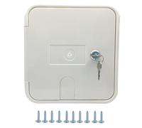 Générique Access Door, RV Accessories Cable, Screw Included Easy Installation Secure Fit Lightweight Design Water Sealed Outdoor Compatible, Electrical Access for Trailer, Motorhome 8.07x8.46 inches