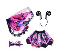 Générique Accessoire de cosplay papillon,Masque Inclus Accessoire Scène - Ailes de fée pour cosplay de papillon | pour Halloween, anniversaire, fête masquée, événements festifs, théâtres,