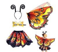 Générique Accessoire de cosplay papillon | Masque, serre-tête et accessoires,Ailes de fée pour cosplay de papillon | Pour de 3 à 12 ans, anniversaire, fête, scène, événement festif, bal masqué,