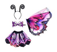 Générique Accessoire de déguisement papillon,Élément de scène immersif - Ailes de fée pour cosplay de papillon - pour Halloween, anniversaire, fête masquée, événements festifs, théâtres,