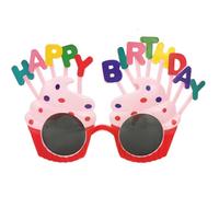 Générique Accessoire de fête d ' anniversaire avec bras détachables, propriété de lunettes pour un rangement facile et un nettoyage sans tracas, décorations créatives de lunettes de fête