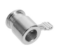 Générique Accessoire de Fixation pour Grille de Barbecue Tournebroche en Fer Chromé Argenté, Boulon de Tige Précis sans Bavure, pour Barbecue Extérieur