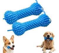 Générique Accessoire Dentaire pour Chien à Double Action, Jouet Brosse à Dents 2-en-1 pour Une haleine fraîche, Accessoire réutilisable « Mordre et brosser » pour Chiens de Toutes Tailles (2 pièce)
