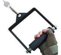 Générique Accessoire Machine Câble - Acier 6.25x5.8in Poignée V Antidérapante | Prise Ergonomique pour Tirage, Entraînement Musculation, Poignée Rameur pour Salle De Sport, Fitness Maison, Dos