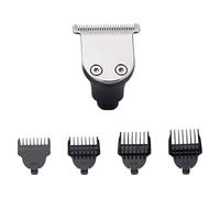 Générique Accessoire pour Rasoir Électrique à Barbe 1 Tête en Métal 4 Sabots de Guidage Compatible Tondeuse Cheveux et Barbe Usage Quotidien Homme