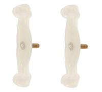 Générique Accessoire pour Violon 2pcs Repose-épaule Confortable en Caoutchouc Blanc, Pratique et Adapté pour Violon 1/4-1/8, Support Antidérapant pour Jeu Prolongé