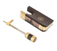 Générique Accessoire pour Violon Support D'archet de Violon avec Vis Bois et Métal Pièces en Cuivre Résistant à L'usure Facile à Utiliser