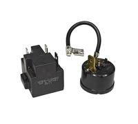 Générique Accessoires compatibles avec les compresseurs de réfrigérateurs et congélateurs Midea : démarreur PTC QPE2-A15MD3, relais protection thermique contre surcharges(Type 2)