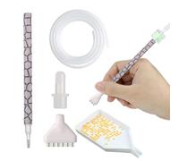 Générique Accessoires D'art Diamant-ABS, Kit De Remplacement De Stylo Sous Vide D'art Diamant, Stylos De Peinture De Pierres Précieuses Pour Adultes, Artisanat Professionnel Maison École Passe-t