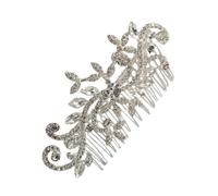 Générique accessoires de cheveux de mariée mariage cheveux de demoiselle d'honneur fleurs hair charms hair toppers peignes à cheveux en strass accessoires de mariée Alliage de zinc blanche