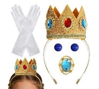 Générique Accessoires de Costume de Princesse | Accessoires de fête ajustables,Diadème de princesse pour adolescentes,Pour les représentations sur scène, les déguisements, le carnaval et la