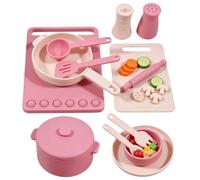 Générique Accessoires de Cuisine pour Accessoires de Réalistes et Éducatifs | Ustensiles de Cuisine Jouet pour Anniversaire Noël Fête Maison Restaurant Marché Extérieur Prescolaire