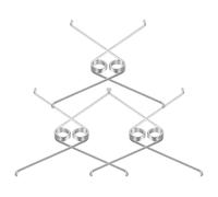 Générique Accessoires de Jardinage de V 6 Pièces pour Sécateur Ressorts en Acier Inoxydable Solide, Réduisent la Fatigue Main, pour Amateurs de Jardin