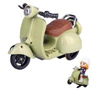 Générique Accessoires de Jouet Mini Moto électrique - ABS 7,48 * 3,74 * 4,92 Pouces | Moto rotative à 360°, Scooter Amusant pour Hamster avec lumières et Musique | Lapin, Maison