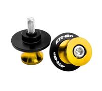 Générique Accessoires de Modification de Moto Bobines de Bras oscillant en Aluminium CNC 10MM Vis de Support compatibles avec ER6N 2006-2017
