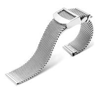 Générique Accessoires de montre, bracelet en métal, bracelet de montre en acier inoxydable, 20 mm, 22 mm, remplacement à dégagement rapide(22mm)
