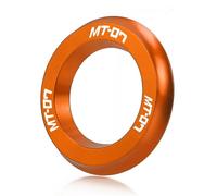 Générique Accessoires de Moto Bague de Protection de contacteur d'allumage Compatible avec MT-07 MT07 2014 2015 2016 2017 2018 2019 2020(Orange MT-07)