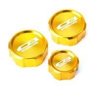 Générique Accessoires de Moto Bouchons de réservoir de Liquide de Frein d'embrayage Avant et arrière Couvercle d'huile Compatible avec CB1000R CB 1000R Cb1000 R 2009-2015 2016