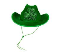 Générique Accessoires de Performance pour la fête de la Saint-Patrick Chapeau Seau Enveloppant Vert de Style Irlandais avec Paillettes Chapeaux pour Femmes Été Chapka Homme Polaire
