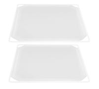 Générique Accessoires de Placard Portable en Plastique 2 Pièces Structure Robuste, Inserts Cubiques Modulaires pour Armoire et Étagères de Penderie Flexibles
