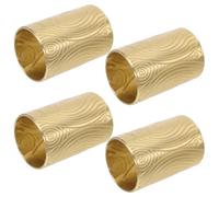 Générique Accessoires de Poignée en Quincaillerie Dorés 4 Pcs 40×60 Mm Sculpture Chinoise pour Meubles Rétro, Poignées de Tiroir Vintage, Protection Décorative pour Commode et Placard