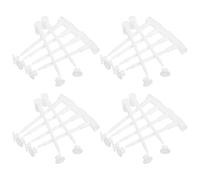 Générique Accessoires et Blanc 100pcs Vent Plastique Moulin à Coudes Facile à Installer Polyvalent pour Déco Extérieur