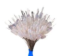 Générique Accessoires Peg de pêche Ovale Bouchon de Bobber Ovale Bouchon de Haricot Spatial en Silicone Arrêt de plombs de Flotteur pour Ligne de pêche Bobbers de Gros Poissons