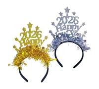 Générique Accessoires Pour Le Nouvel An,2 Articles de Décoration | 2026 Chapeau pour la Bonne Année - Pour Les Célébrations Des Fêtes Familiales Et Traditions