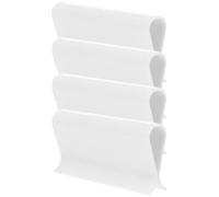Générique Accessoires pour Stores Enrouleurs Pinces de Fixation en Plastique Blanc 4pcs Compatibles Plupart des Stores Roulants pour Bureau et École