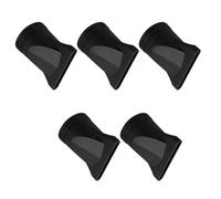 Générique Accessoires Sèche-cheveux 5pcs en Plastique Noir pour Cheveux Bouclés, Diffuseur Résistant et Concentrateur pour Coiffage Rapide à Domicile Salon