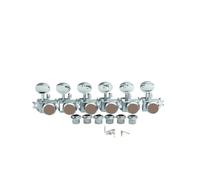 Générique Accordeurs vintage à verrou, compatible avec GUYKER, ST TL | Finition nickel/chrome, corps en métal, modèle GK371, 300 g(371 CR)