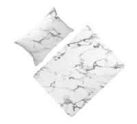 Générique Accoudoir à Clous Marbrés en Pu Blanc Support de Poignet Respirant pour Table Manucure, Tapis de Table Ongles Salon et Usage Professionnel